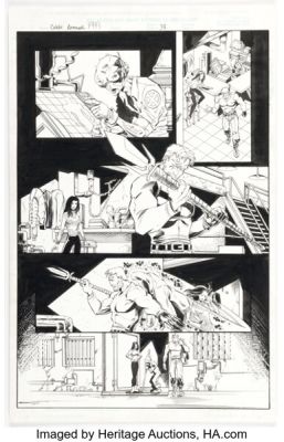 Alitha Martinez and Scott Koblish Cable Annual 1999 #1 Story Page 38 Original Art (Marvel, 1999). | Heritage