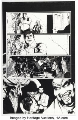 Brian Haberlin Spawn Story Pages Original Art Group of 2 (Image, 2007). (Total: 2 Original Art) | Heritage