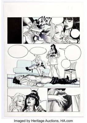 Giovanna Casotto Selen Story Page 11 Original Art (3ntini, c. 1998). | Heritage