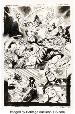 Yildiray Çinar Weapon X-Men #4 Story Page 1 Original Art (Marvel, 2024). | Heritage