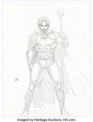 Khoi Pham - Adam Warlock Illustration Original Art (2017).
