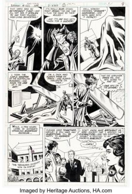 Irv Novick and Vince Colletta Batman #322 Story Page 7 Captain Boomerang Original Art (DC, 1980).
