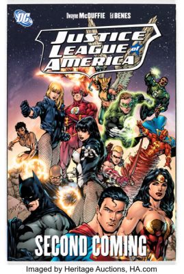 Stephen Bissette Justice League Of America: Second Coming Trade Paperback Zatanna Signed and Sketch Original Art (DC, 2009). | Heritage
