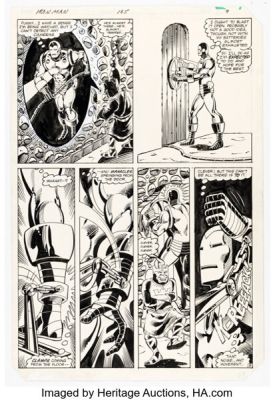 Luke McDonnell and Steve Mitchell Iron Man #165 Story Page 8 Original Art (Marvel, 1982). | Heritage