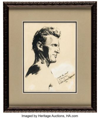 John Coleman Burroughs - John Carter of Mars Illustration Original Art (1943). | Heritage
