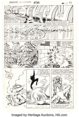 John Romita Jr. and Frank Giacoia The Amazing Spider-Man #236 Story Page 13 Original Art (Marvel, 1983). | Heritage