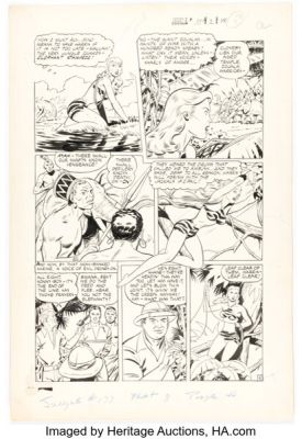 Ralph Mayo Jungle Comics #137 Camilla Story Page 9 Original Art (Fiction House, 1951). | Heritage