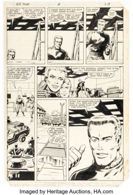 Herb Trimpe and Jack Abel G.I. Joe, A Real American Hero #6 Story Page 3 Original Art (Marvel, 1982). | Heritage