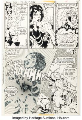 Michael Golden The Batman Family #17 Demon and Man-Bat Story Page 17 Original Art (DC, 1978). | Heritage