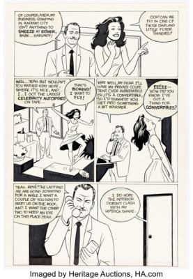 Gilbert Hernandez and Jaime Hernandez Mister X #1 Story Page 3 Original Art (Vortex, 1984). | Heritage