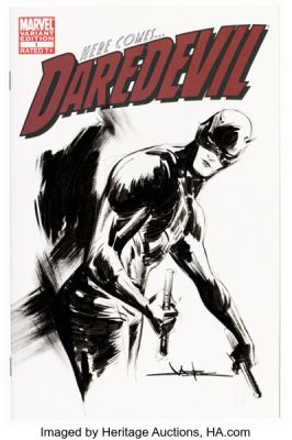 Jae Lee Daredevil #1 Blank Variant (Marvel, 2011) Condition: VF/NM. | Heritage