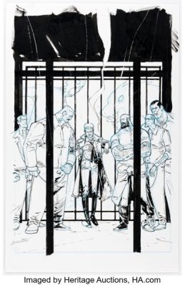Riley Rossmo John Constantine, Hellblazer #14 Good Intentions Trade Paperback Cover Original Art (DC, 2016). | Heritage