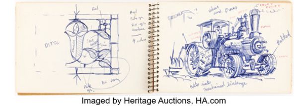 Rand Holmes - Personal Sketch Books Original Art Group of 4 (c.1970s-80s). (Total: 4 Items) | Heritage