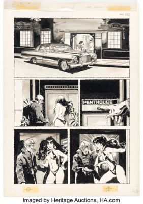 Gonzalo Mayo Vampirella #99 "Spell of Slaughter" Story Page 1 Original Art (Warren, 1981). | Heritage