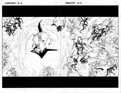 Eric Canete | SATANIKA #7 PG 16-17 2 PG Splash | Black Line Fever