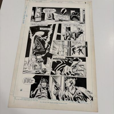 The Vigilante #37 Original Art Smith Magyar One Of A Kind Large Art | eBay US