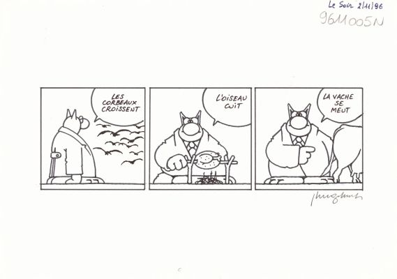 Philippe Geluck (Né En 1954) | Lot 31 : Le Chat | Huberty Breyne