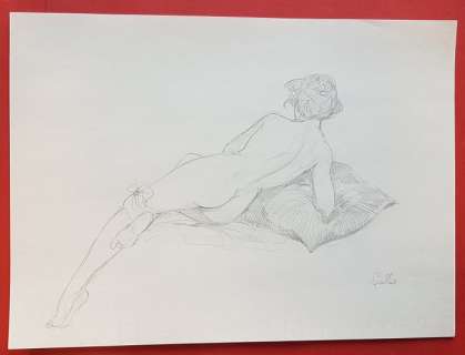 Leone Frollo - illustraz originale "Artistica" Venere di Milo firmata - Loose page - (1980) | Catawiki