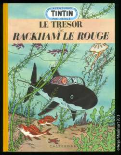 Hergé | TINTIN 12 LE TRESOR DE RACKHAM LE ROUGE. EDITION DITE AU MÉDAILLON | Coutau Bégarie