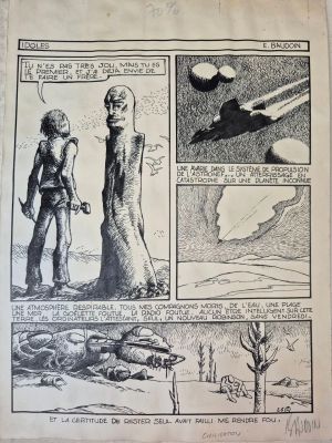 [Bd] Baudoin Edmond... | Lot 304 - [BD] BAUDOIN Edmond (né en 1942) Planche originale... | Nice Enchères