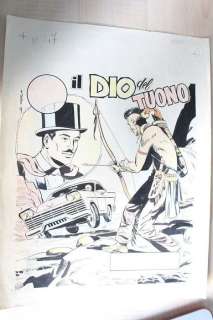 Mandrake - Il Vascello n. 47 - copertina originale "Il Dio del tuono" - Loose page - (1961) | Catawiki