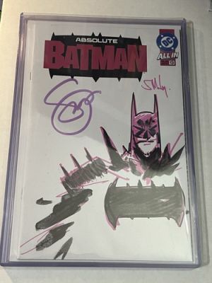 Sean Gordon Murphy Sketch Absolute Batman #13 Original Art SIGNED SCOTT SNYDER | eBay US (Buy It Now)