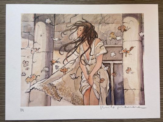 MILO MANARA STAMPA (01) 38,5 X 28,5 CM Il GIOCO FIRMATA IN ESTESO IN ORIGINALE | eBay Europe (Buy It Now)