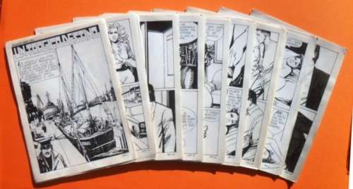 AttualitÃ  Nera n. 193 - 90x Planches originales - "Un tragico destino"- histoire complète - Loose page | Catawiki