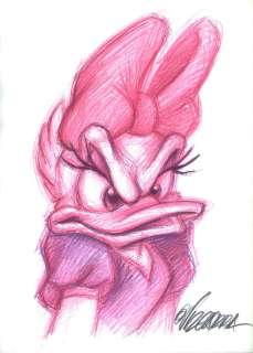 Angry Daisy - Original Drawing - Joan Vizcarra - Original Art | Catawiki