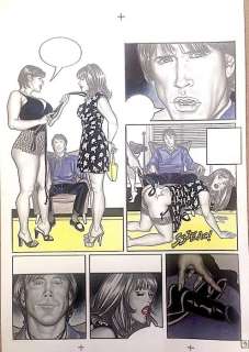 Selen by Giovanna Casotto - tavola originale "Menage a trois" - Loose page | Catawiki