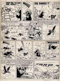 Macherot - Chlorophylle - Chlorophylle contre les rats noirs Encre de Chine