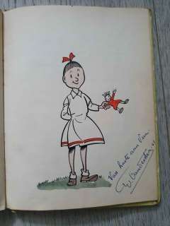 Suske en Wiske - Poëziealbum met orginele ingekleurde tekening Wiske door Willy Vandersteen - (1961) | Catawiki