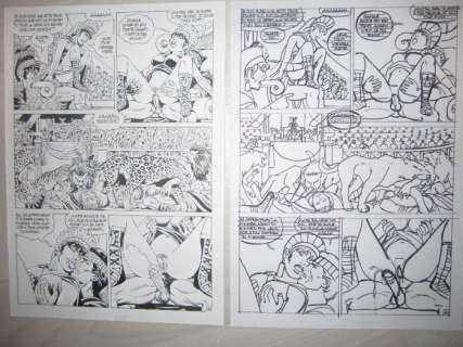 Mitton, Jean-Yves | Original page + Original sketch  - Messalina 4 | Catawiki