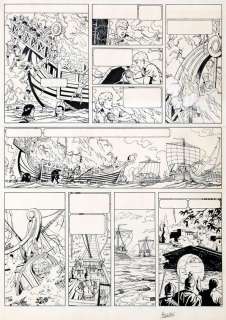 Martin - Alix, planche n°59 Ã  l‘encre de Chine de l‘épis…