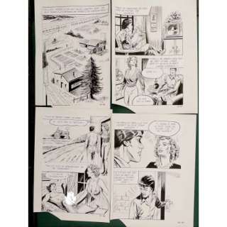 GABAGLIO Mon premier amour lot de 4 planches 62 à 65 | YakaBD