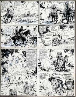 Giraud | Blueberry, planche n°41 Ã  l’encre de Chine et Ã … | Banque Dessinée