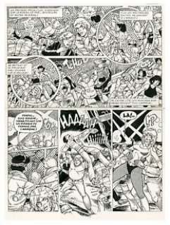 Geron, Jacques - Planche originale - Yalek T15 - Les Yeux de flammes - (1983)