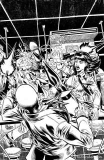 Dibujo portada original Lyn-X - Roger Bonet - Original cover art comic