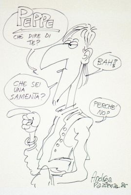Lot 132 - PAZIENZA ANDREA - Peppe che dire di te? | Capitolium Art