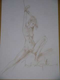 Erich von GÃ¶tha - Dessin original de Janice - Format: Â± 15 x 21 cm. | Catawiki