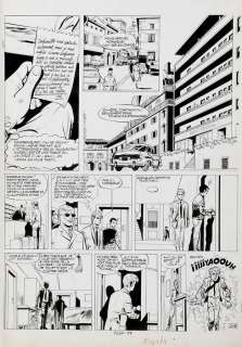 Paape | Marc Dacier, planche n°6 Ã  l’encre de Chine de l… | Banque Dessinée