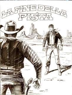 Copertina Originale Gallieno Ferri Mister No n. 107 “La fine della Pista”