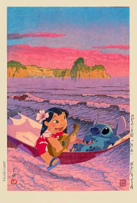 Lilo & Stitch Under the May Moonlight 五月月光 | Corner4art