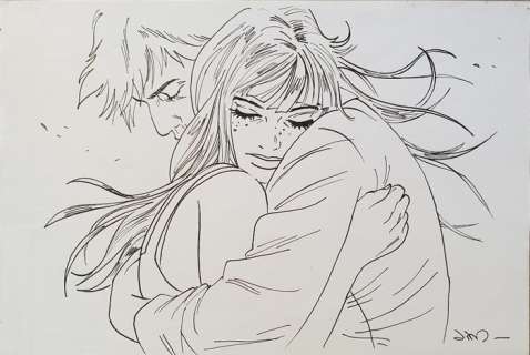 Jim - Dessin original - Une Nuit Ã  Rome - (2015) | Catawiki