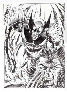 Wolverine - illustrazione originale - Loose page (1990) | Catawiki