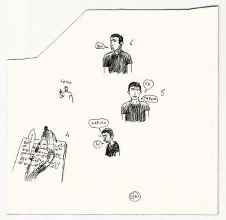 GiPi - illustrazione originale per Repubblica "Bla, Ok, Capito" - Loose page | Catawiki