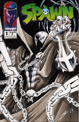 Spawn Sketch Cover- Gerardo Sandoval | Comix Art Studio