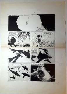 Attilio Micheluzzi - "Capitan Erik" - 2° tavola pubblicata ne "Il Giornalino" - Loose page - (1977) | Catawiki