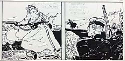 Corto Maltese - Strip original "La Jeunesse de Corto" Hugo Pratt - Loose page - (1981) | Catawiki