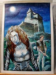 Dampyr - illustrazione originale - Fabrizio Russo - Loose page